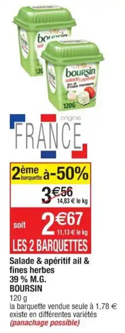 Cora x Carrefour Salade & apéritif ail & fines herbes offre
