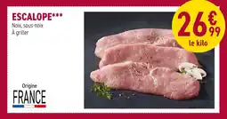 Carrefour Escalope offre