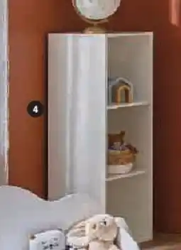 Hyper U Meuble 3 cases blanc offre