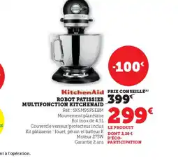 Hyper U KITCHENAID Robot patissier multifonction offre