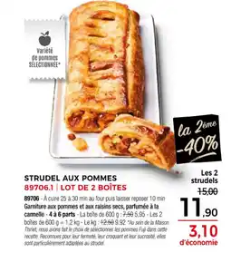 Thiriet STRUDEL AUX POMMES offre
