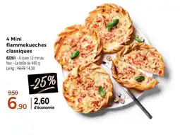 Thiriet 4 Mini flammekueches classiques offre