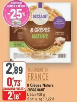 G20 8 crêpes nature dessaint offre