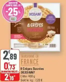 G20 8 crêpes sucrées dessaint offre