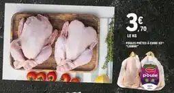 E.Leclerc LIONOR Poules pretes à cuire x2 offre