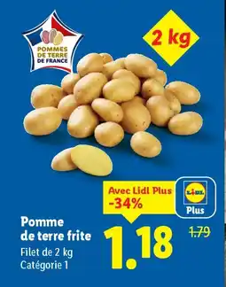 Lidl Pomme de terre frite offre