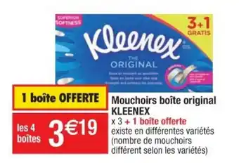 Cora x Carrefour Mouchoirs boîte original offre