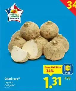 Lidl Céleri rave offre