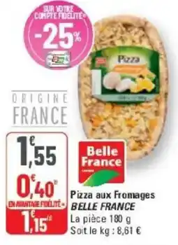 G20 Pizza aux fromages -belle france offre