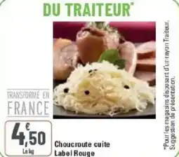G20 Choucroute label rouge offre
