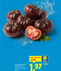 Lidl Tomate cotelée noire offre