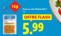 Lidl Panés au colin d'Alaska MSC offre