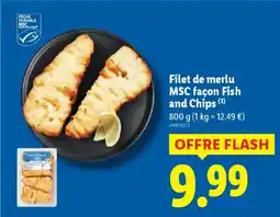 Lidl Filet de merlu MSC façon Fish and Chips offre