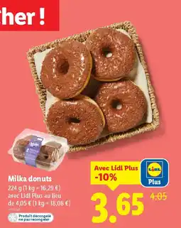 Lidl Milka donuts offre