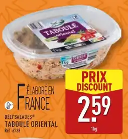 ALDI Déli'salades taboule oriental offre