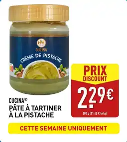 ALDI Cucina pâte à tartiner a la pistache offre