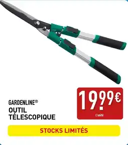 ALDI Gardenline outil télescopique offre