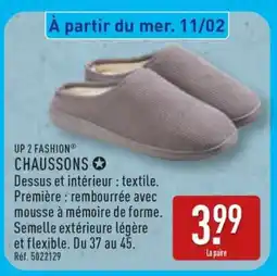 ALDI Chaussons offre