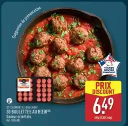 ALDI 30 boulettes au boeuf offre
