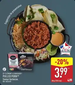 ALDI St-clément le boucher pulled pork offre