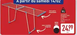 ALDI SECHOIR À LINGE EXTENSIBLE offre
