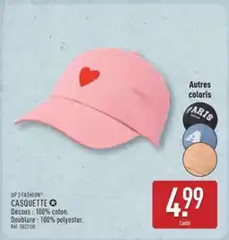 ALDI CASQUETTE offre