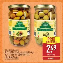 ALDI Olives Cocktail / Olives Vertes Dénoyautées offre