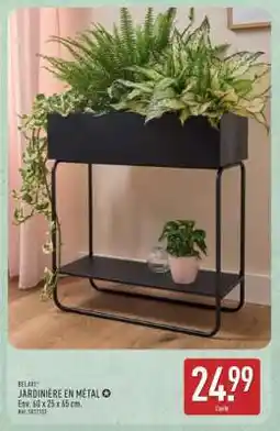 ALDI JARDINIÈRE EN MÉTAL offre