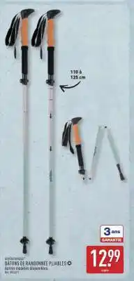 ALDI BÂTONS DE RANDONNÉE PLIABLES offre