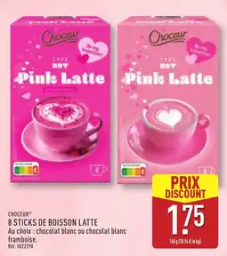ALDI Choceur 8 sticks de boisson latte offre