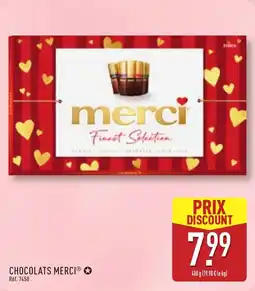 ALDI Chocolats merci offre
