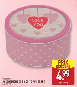 ALDI Biscotto assortiment de biscuits au beurre offre