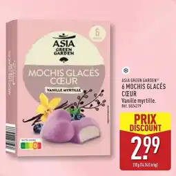 ALDI Asia green garden 6 mochis glacés cœur offre