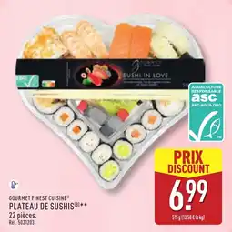 ALDI Gourmet finest cuisine plateau de sushis offre