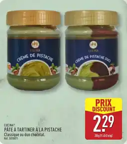 ALDI Cucina pâte à tartiner à la pistache offre