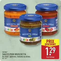 ALDI Cucina sauces pour bruschetta offre