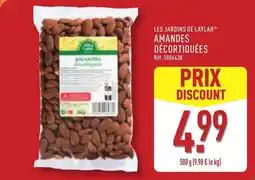 ALDI Les jardins de laylah amandes décortiquées offre