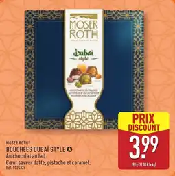 ALDI Moser roth bouchées dubai style offre