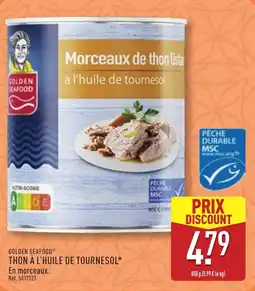 ALDI Golden seafood thon à l'huile de tournesol offre