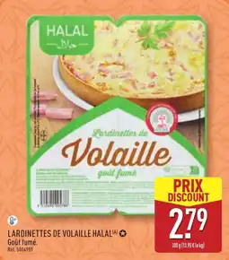 ALDI Lardinettes de volaille halal offre