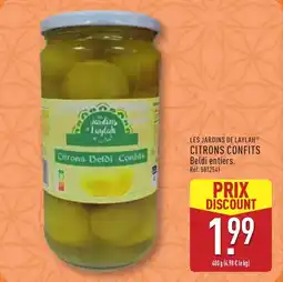 ALDI Les jardins de laylah citrons confits offre