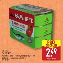 ALDI Hot safi sardines offre