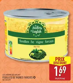 ALDI Les jardins de laylah feuilles de vignes farcies offre