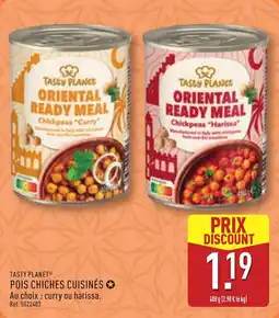 ALDI Tasty planet pois chiches cuisines offre