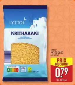 ALDI Lyttos pâtes orzo offre