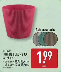 ALDI Belavi pot de fleurs offre