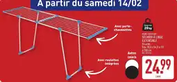 ALDI Home creation séchoir à linge extensible offre