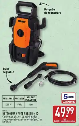 ALDI Ferrex nettoyeur haute pression offre