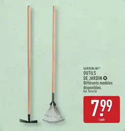 ALDI Gardenline outils de jardin offre