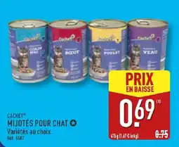 ALDI Cachet mijotés pour chat offre